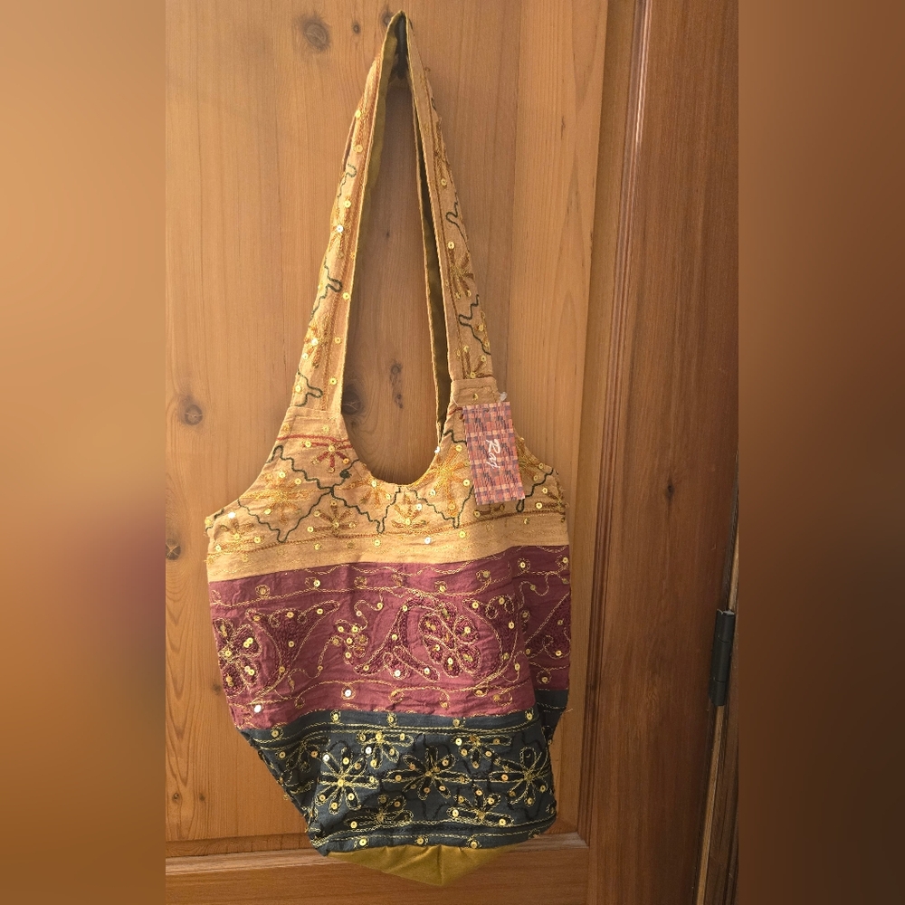 Raj Embroidered Multicolor Tote Bag